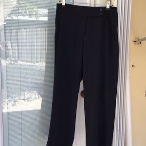 Ninety Black Straight-Leg Dress Trousers